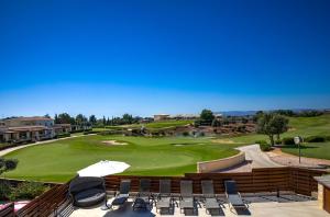 a view of the golf course at the resort at Modern Villa HG08 Pyrinas with Amazing Golf Views, in heart of Aphrodite Hills in Kouklia
