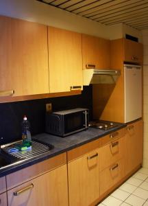 Kuchyň nebo kuchyňský kout v ubytování Ambassador Suites Antwerp