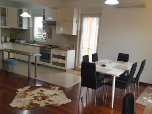 Kuchyňa alebo kuchynka v ubytovaní Apartman Maksimir Lux Zagreb-145m2