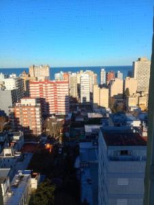 a view of a city with tall buildings at Monoambiente chico in Miramar
