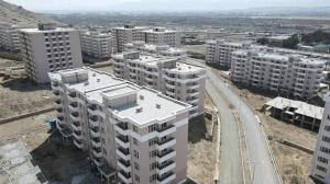 an aerial view of a city with tall buildings at Mazar New palaza 