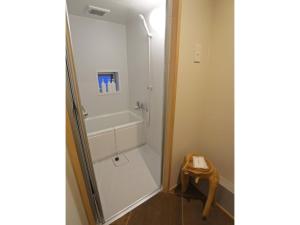 a shower stall in a bathroom with a tub at Batonship - Vacation STAY 12909 in Osaka +18 photos