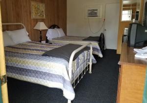Postel nebo postele na pokoji v ubytování Canton Motel
