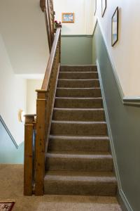 a set of stairs in a house at The Limes in York