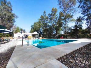 a swimming pool in a yard at The Hillside Lodge in Pizarra