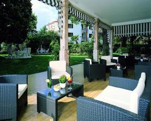 Χώρος καθιστικού στο Hotel Terminus