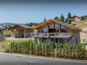 a house on the side of a mountain at Chalet Càlid - OVO Network in Font-Romeu