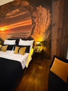 Llit o llits en una habitació de Split Luxury Oasis