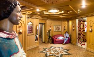 Posezení v ubytování Hotel La Perla