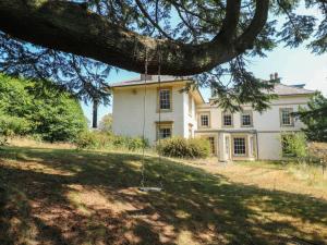a tree with a swing in front of a house at Bardon Hill Manor in Coalville +26 photos