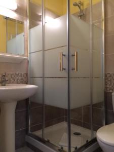 Koupelna v ubytování Hotel Acapulco