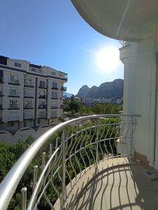 a balcony with a view of a building at Antalya Premium Resort in Antalya
