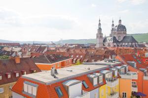 Nespecifikovaný výhled na destinaci Würzburg nebo výhled na město při pohledu z hotelu