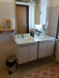 Koupelna v ubytování Hostel Poslon
