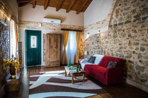 A seating area at Jason's Stone House