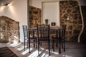A seating area at Jason's Stone House