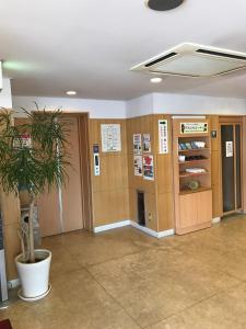 Heal In Yokkaichi في يوكايتشي: مدخل مع نباتات الفخار في الغرفة