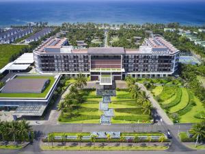 an aerial view of a resort with a parking lot at Novotel Phu Quoc Resort in Phú Quốc