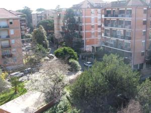 The building in which a panziókat is located