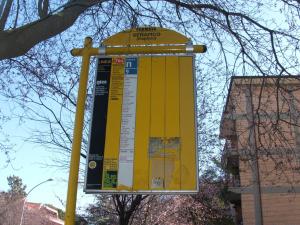 The building in which a panziókat is located