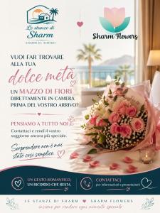 a flyer for a wedding with a bouquet of flowers at MDS Coral Bay Pearl Sea View Resort in Sharm El Sheikh