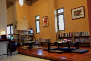 Knihovna v bed and breakfast