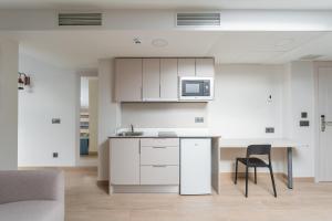 Cuina o zona de cuina de Hotel Welcome Teruel