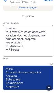 a screenshot of a cell phone with a list of goals at Notre Oléronaise in Saint-Denis-dʼOléron