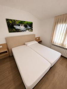 Llit o llits en una habitació de Hotel Royuela