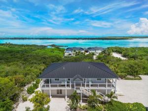 an aerial view of a house on a beach at The View Villa in Hartswell