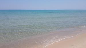 a beach with the ocean and the shoreline at دار المحبة - Dar El Mahabba in Tazarka