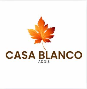 a maple leaf on a csa blanca logo at Casablanco Addis in Addis Ababa