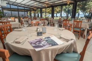 ห้องอาหารหรือที่รับประทานอาหารของ Locanda Da Otello
