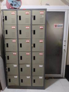 a group of lockers sitting next to each other at Dreamcatcher Bangkok in Bangkok