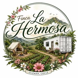 a picture of a garden with a sign that reads fireena la hermosa at Finca LA HERMOSA in Guzmán