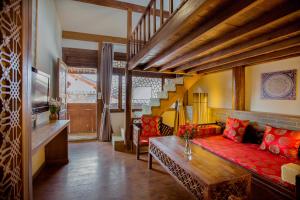 夕露小榭古城南门店 Xilu Xiaoxie Inn Old Town Lijiang的休息区