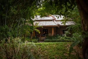 a house in the middle of a garden at Pa Sak Tong in Chiang Rai