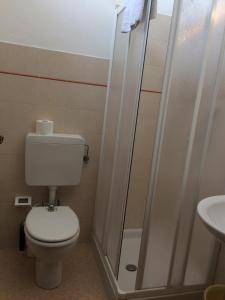 Koupelna v ubytování Hotel Bodoni