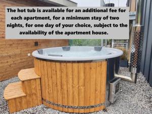 a hot tub is available for an additional fee for each experiment for a minimum at R&J apartmány in Bojnice