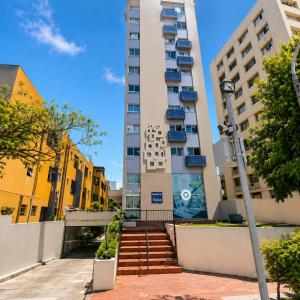 a building with stairs in front of it at Recife - Boa Vista in Recife