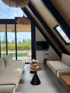 Zona d'estar a Zer House