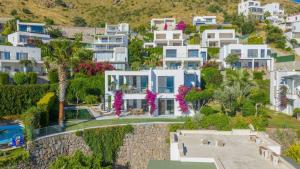 an aerial view of a villa at Villa Matie Bodrum Views in Bodrum City