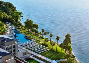 an aerial view of the resort and the ocean at Avali, Mar-Bella Collection in Agios Ioannis Peristerion