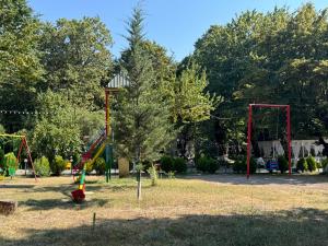 a park with a bunch of playground equipment at Damla in İsmayıllı