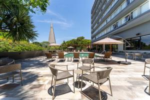 O edifício em que o hotel se localiza
