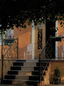 a set of stairs in front of a house at SeGi Garden Home in Khobi