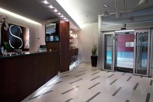 Vstupní hala nebo recepce v ubytování Hotel Sporting Cologno