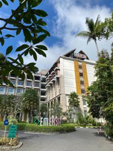 a rendering of the exterior of a hotel at Emersia Hotel & Resort Batusangkar in Batusangkar
