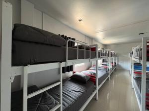 a room with several bunk beds in it at Like A Friend Hostel in Thong Sala +7 photos