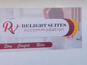 a sign for daylight switches association modulation with a woman at Rv delight suite in Nairobi